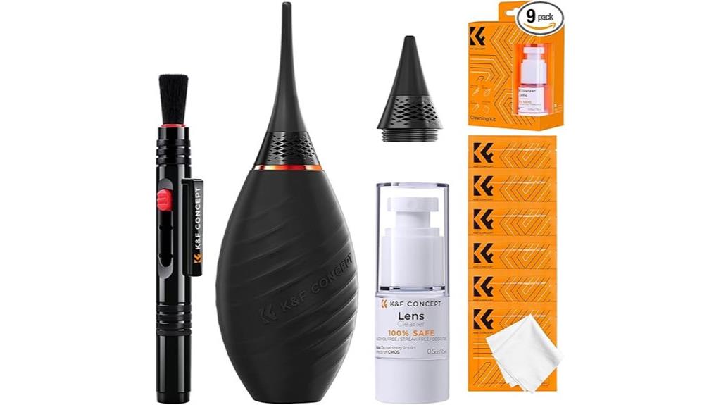 versatile camera lens cleaning