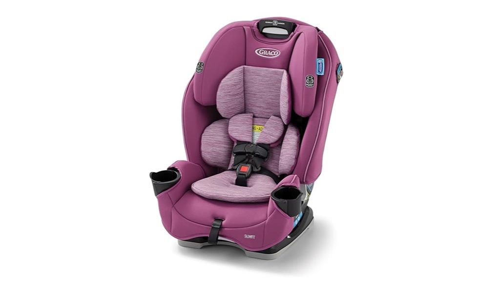 versatile compact convertible car seat