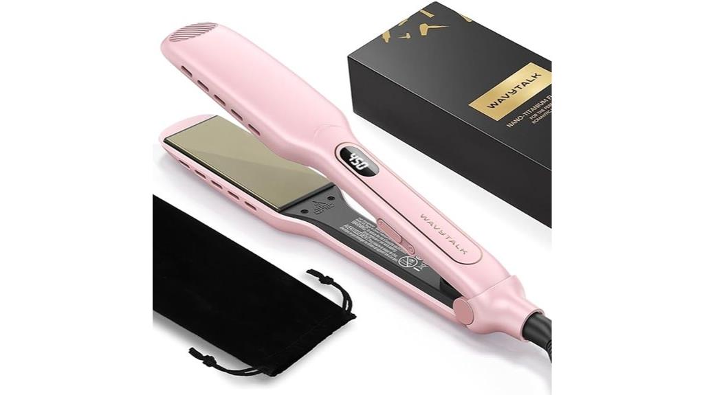 versatile damp dry hair iron