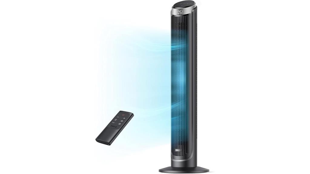 versatile oscillating tower fan