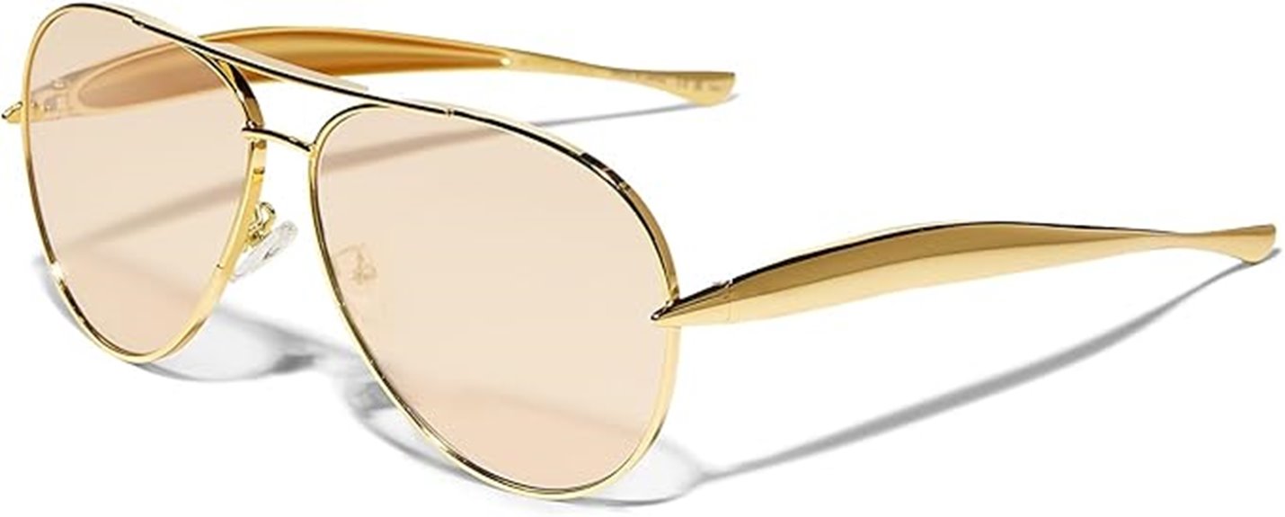 vintage style aviator sunglasses