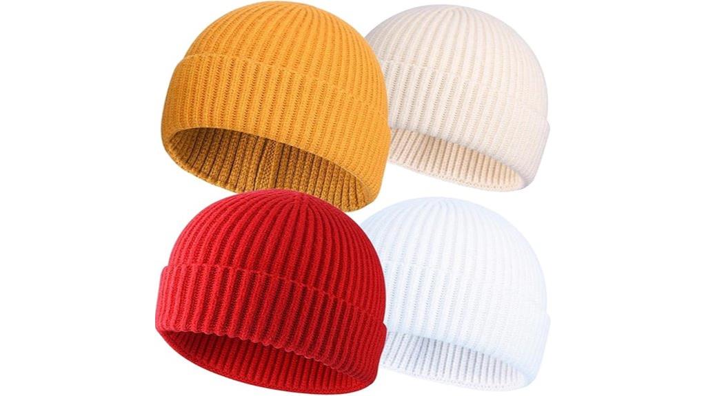 warm wool fisherman beanies