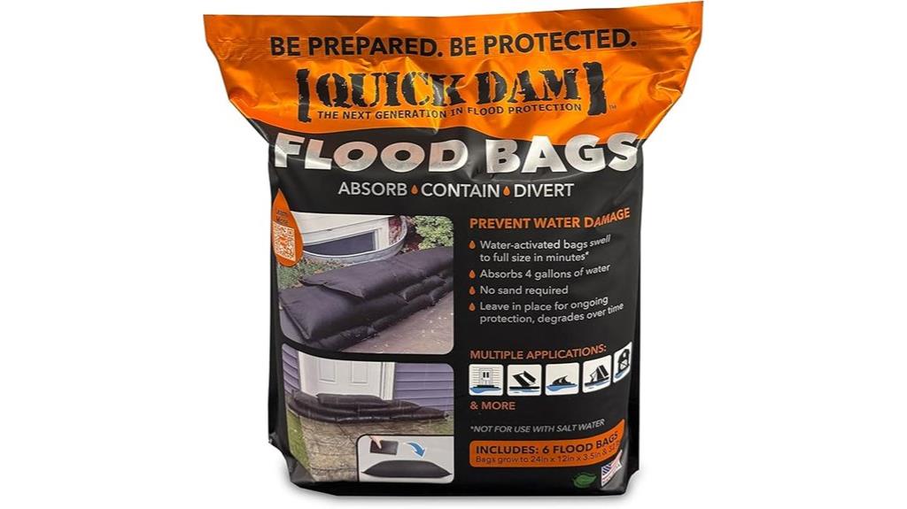 water activated flood bags pack