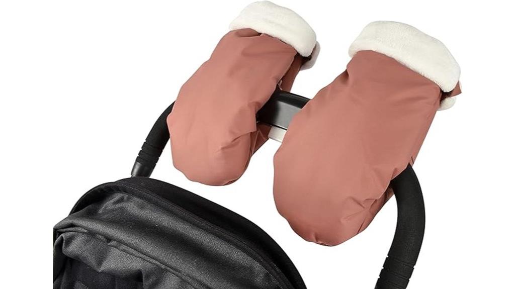 waterproof fleece stroller gloves