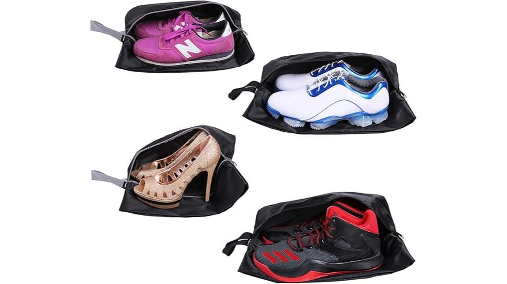 waterproof nylon shoe bags