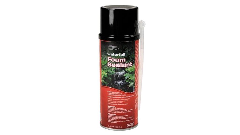 waterproof pond foam sealant