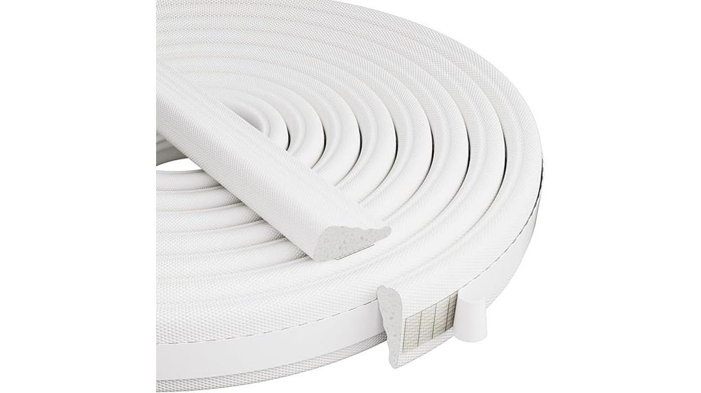 wedge shaped foam door seal