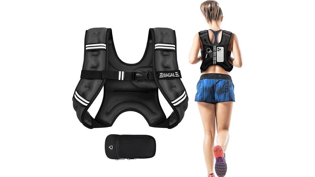 weighted vest with pouch