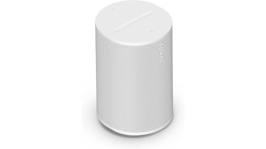 white wireless alexa speaker