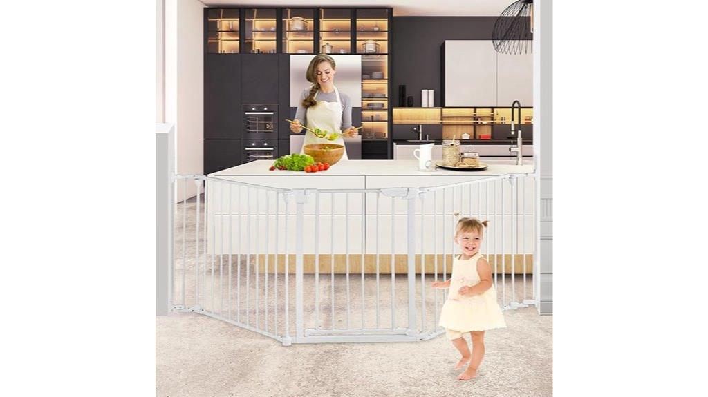 wide tall metal gate