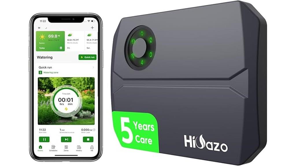 wifi 4 zone sprinkler controller