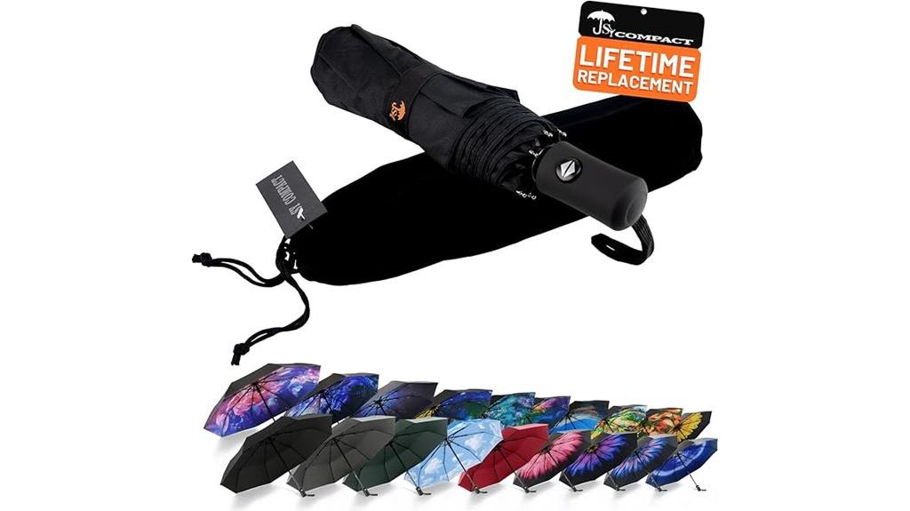 windproof uv travel umbrella