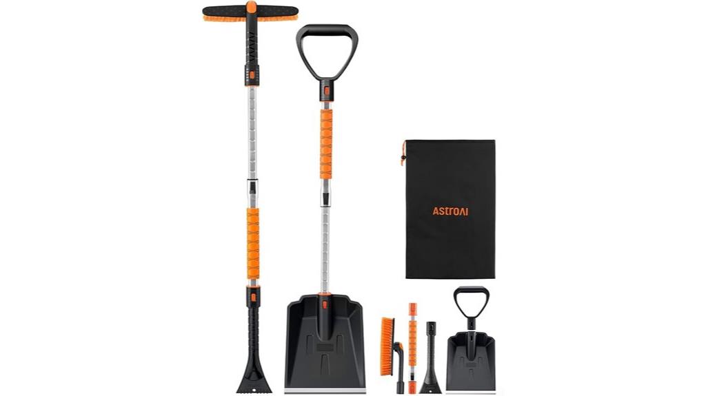 winter car cleaning tools