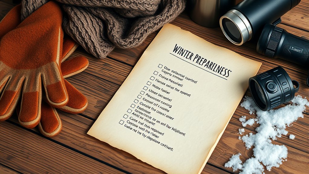 winter readiness checklist printable