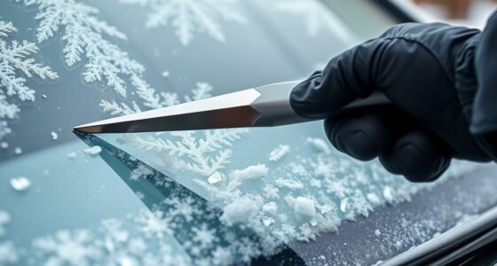 winter windshield de icer tools
