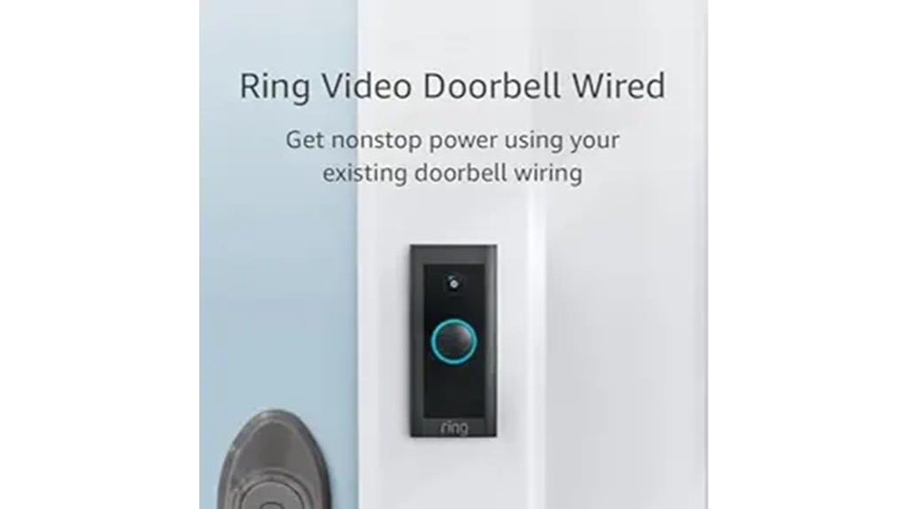 wired video doorbell