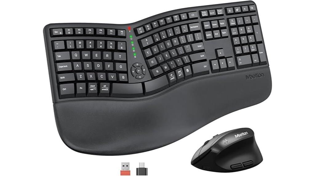 wireless ergonomic keyboard
