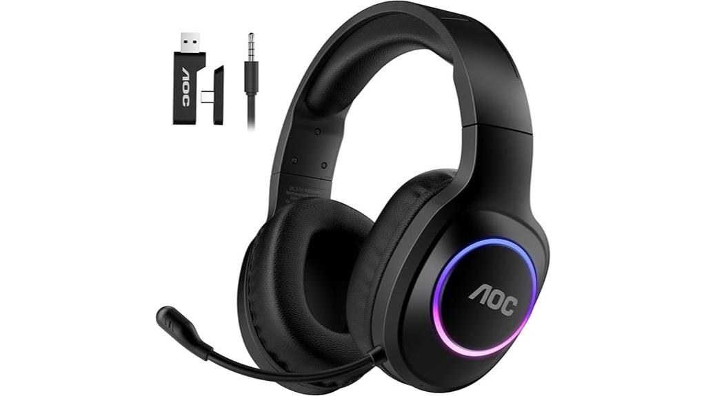 wireless gaming headset noise canceling