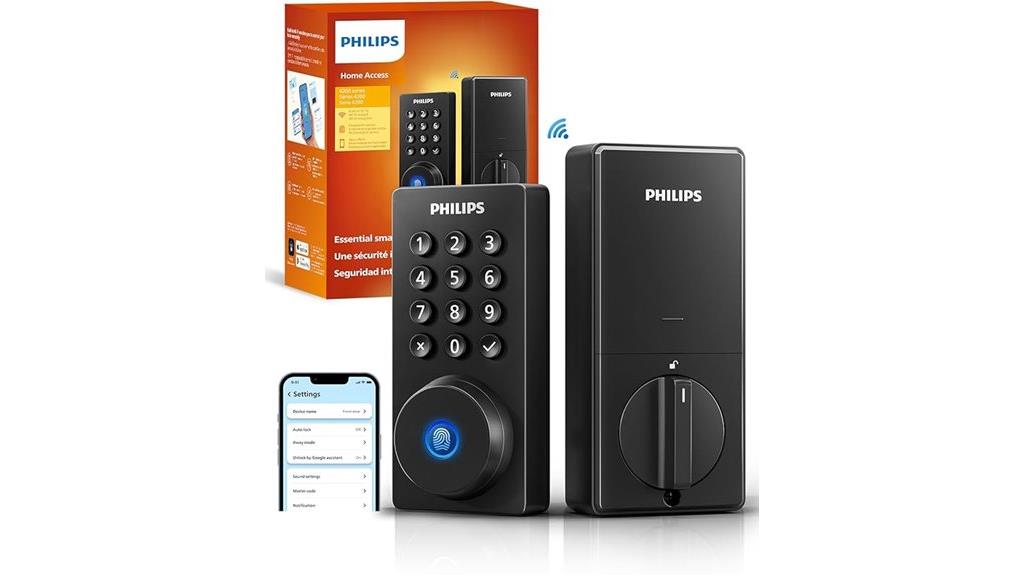 wireless home security lock