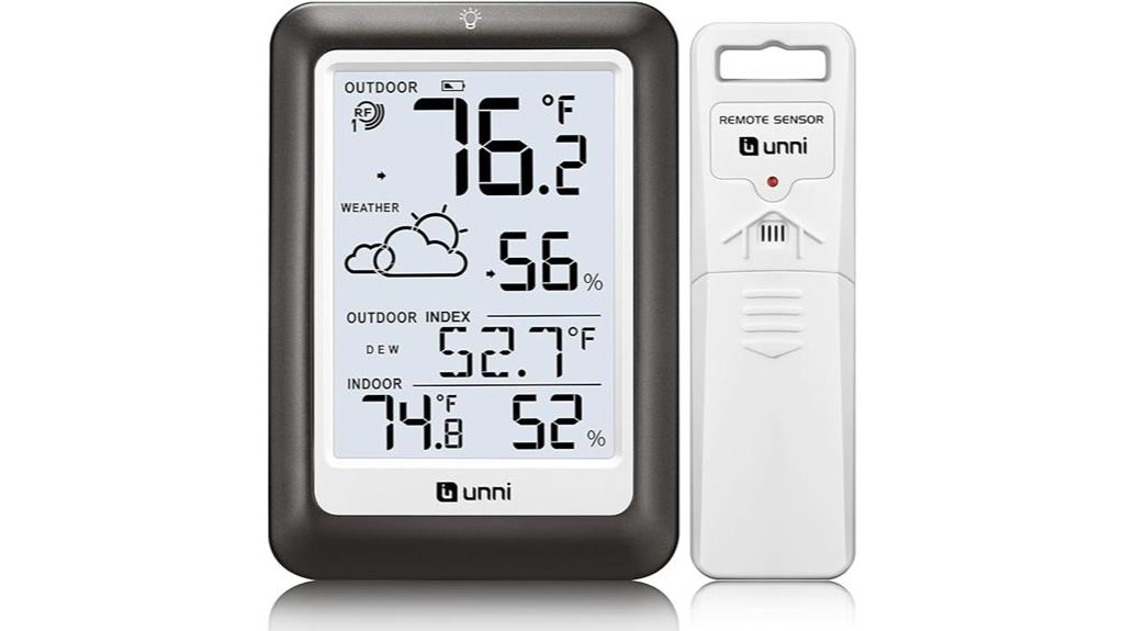 wireless indoor outdoor thermometer