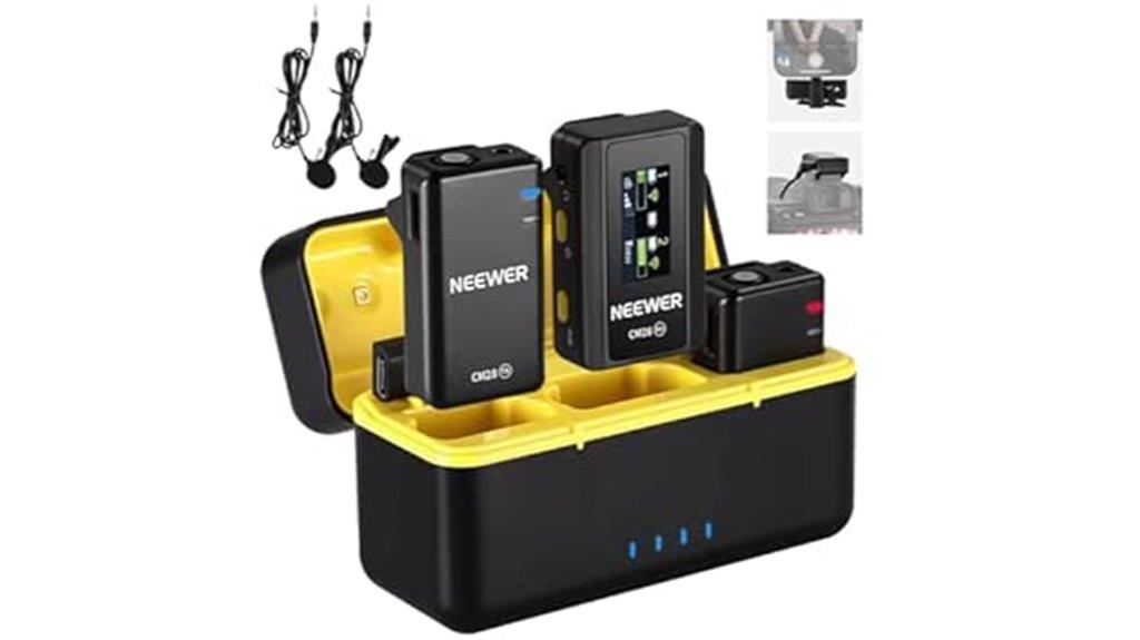 wireless lavalier microphone system