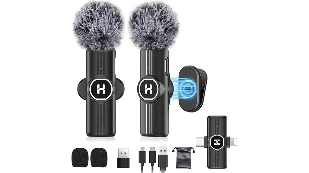 wireless microphone for devices