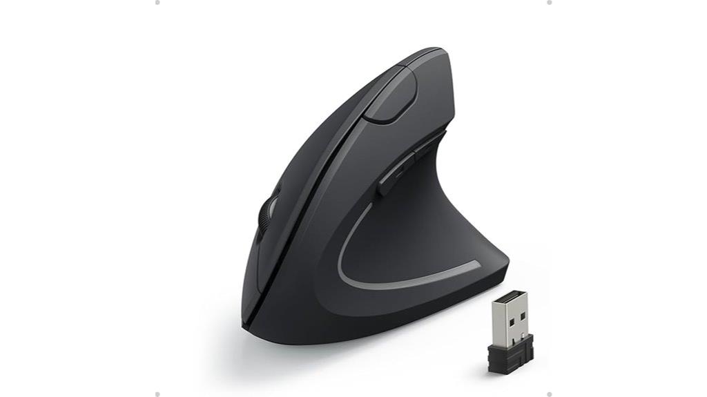 wireless vertical ergonomic mouse