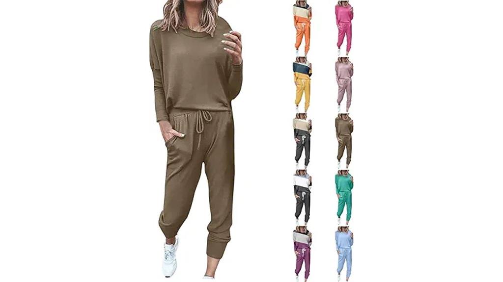 women s 2 piece lounge sweatsuit