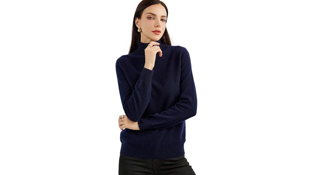 women s cashmere turtleneck