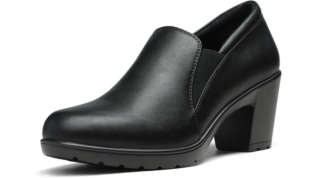 women s chunky block heels