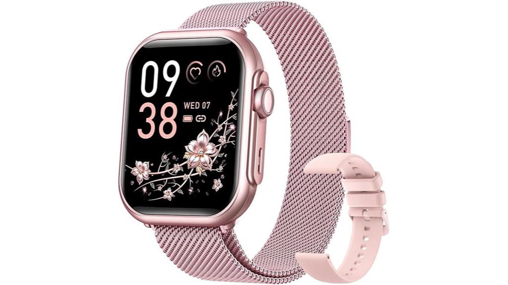 women s fitness and heart tracking