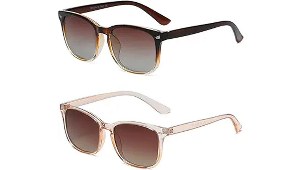 women s retro polarized sunglasses