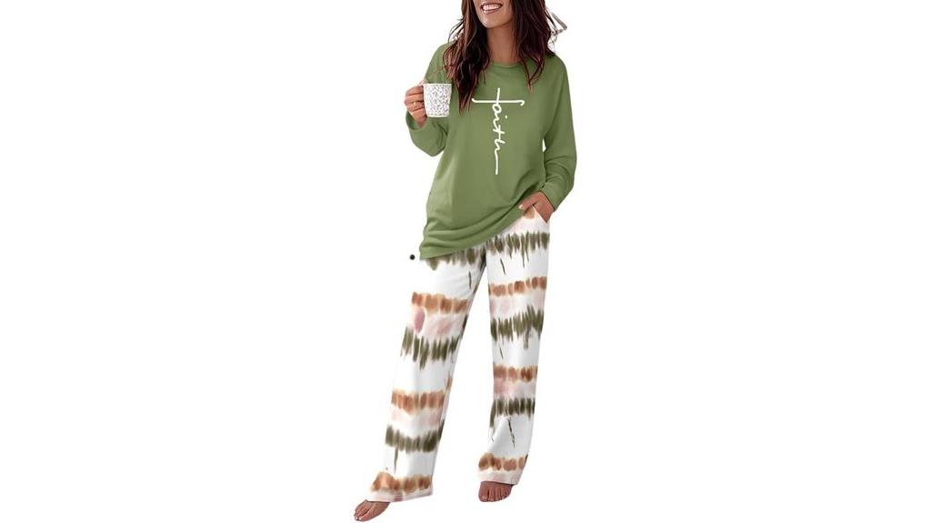 women s two piece pajamas