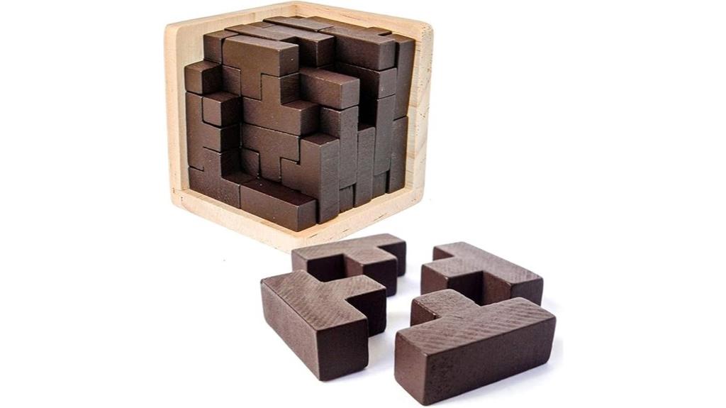 wooden puzzle cube for all