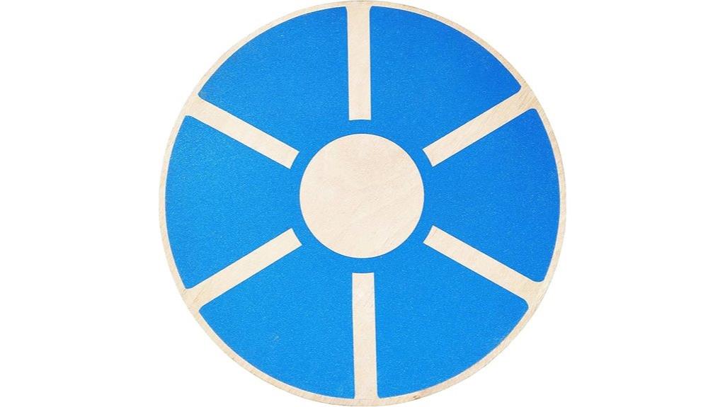 wooden wobble balance board