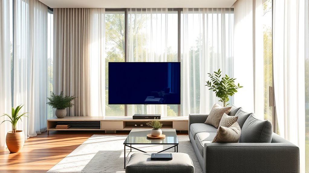 bright room tv features