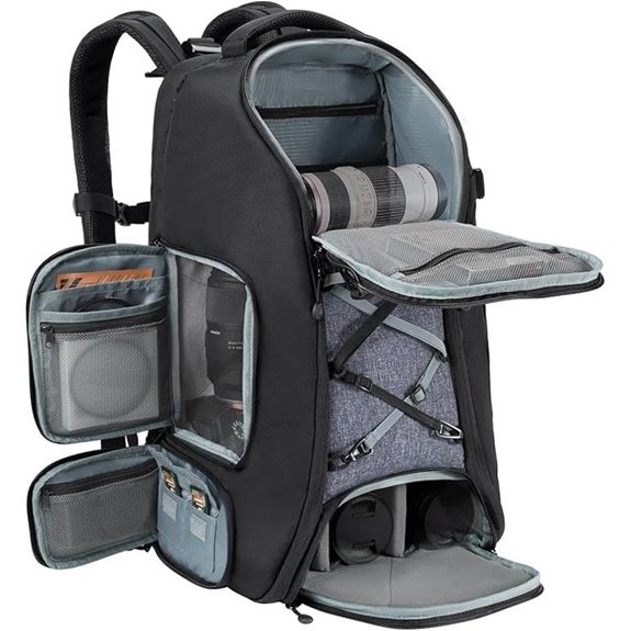K&F Concept Camera Backpack with Raincover & Laptop Compartment