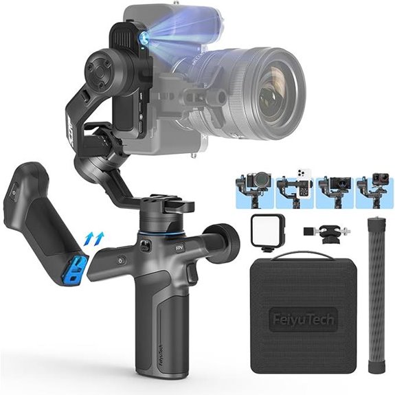 FeiyuTech SCORP Mini 3 Pro Gimbal Kit with Fill Light