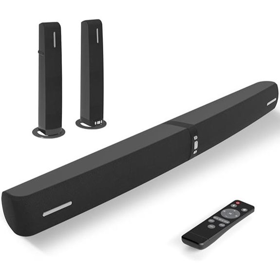 Bluetooth Soundbar with Equalizer and Detachable Design
