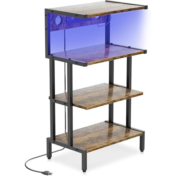Aquzee 4-Tier Video Game Console Media Stand