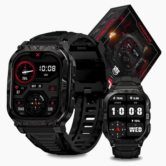Carbinox Blaze GPS Smartwatch with Fitness Tracking