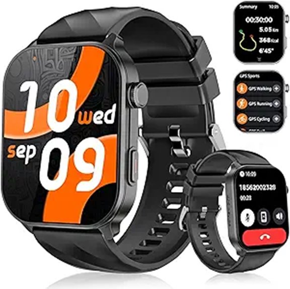 Smart Watch for Men Women with GPS & Fitness Tracking