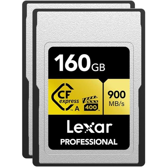 Lexar Gold Series Professional 160GB CFexpress Type-A Memory Card 2-Pack