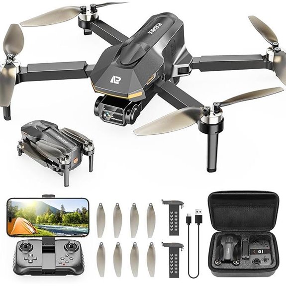 4K Camera Foldable Drone with 30-Min Flight Time