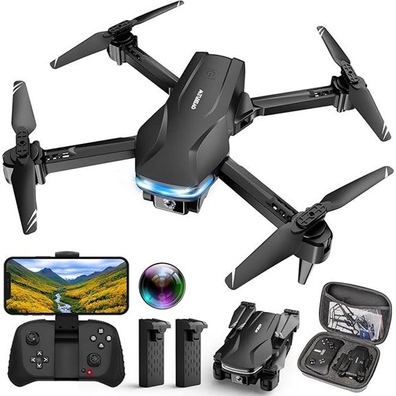 Foldable 1080P HD Camera Drone with Carrying Case