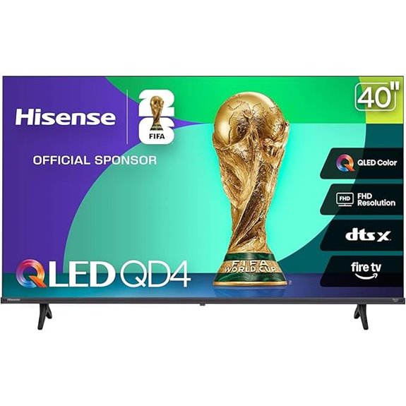 Hisense 40-Inch QD4 Series QLED Fire TV