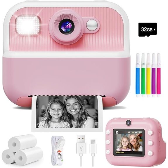 Kids Dual Selfie Camera with 1080P Video Gift