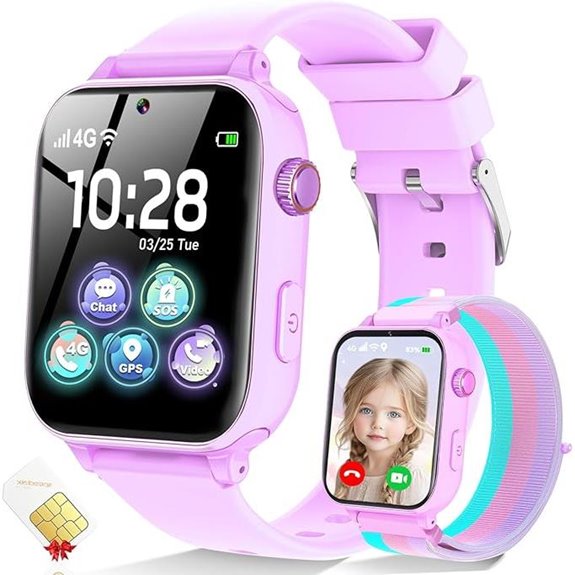 4G Kids Smart Watch with GPS and Voice Chat