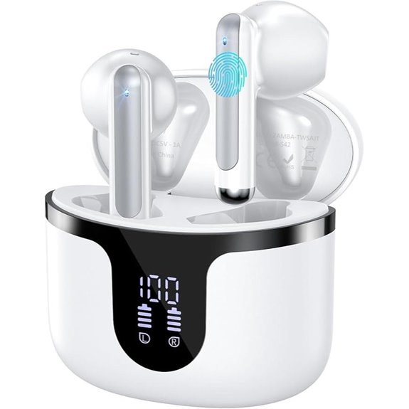 Wireless Earbuds with Noise Cancellation and 50H Battery