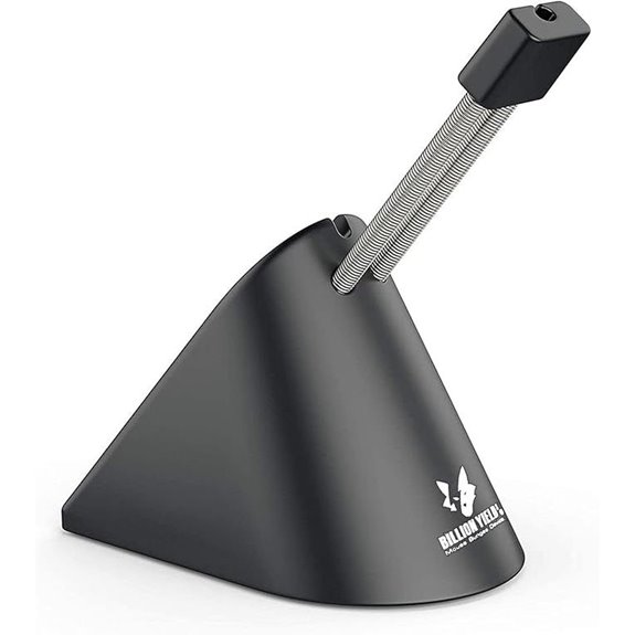 Gaming Mouse Bungee and Cable Organizer (Premium Black)